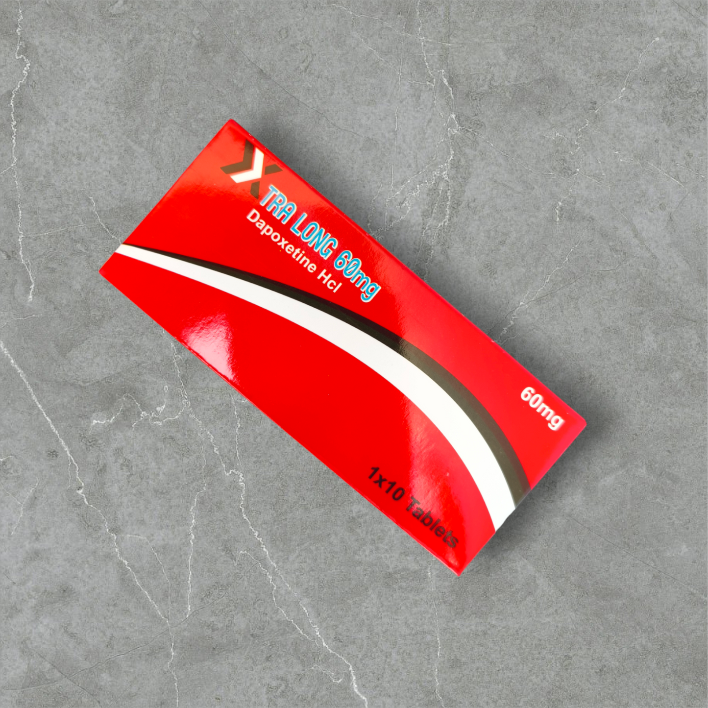 Xtra Long 60mg D@pox-e-tine Tablets - 1 Pack (10 Tablets).