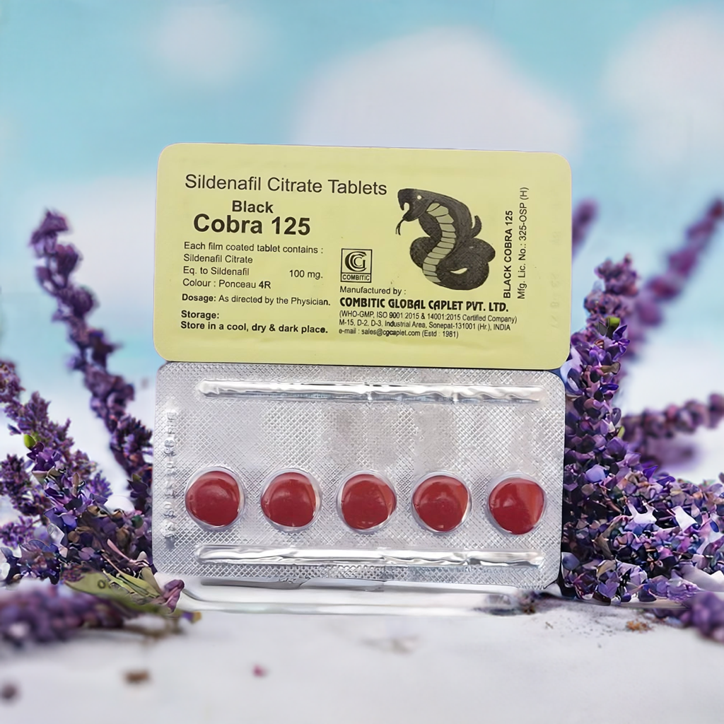 Blak C0bra 125 by C0mbitic Global C@plet Pvt Ltd - 5 Tabs Packing.