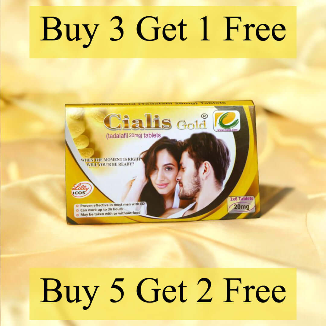 Buy Gold 20mg - Premium Wellness Support - Pack of 6 Tablets