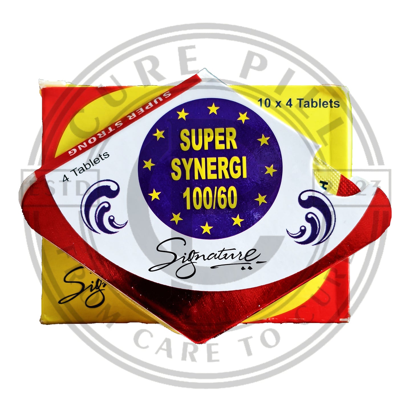 Super Synergi 100/60 T@blets - Dual Action Formula (Pack of 4)