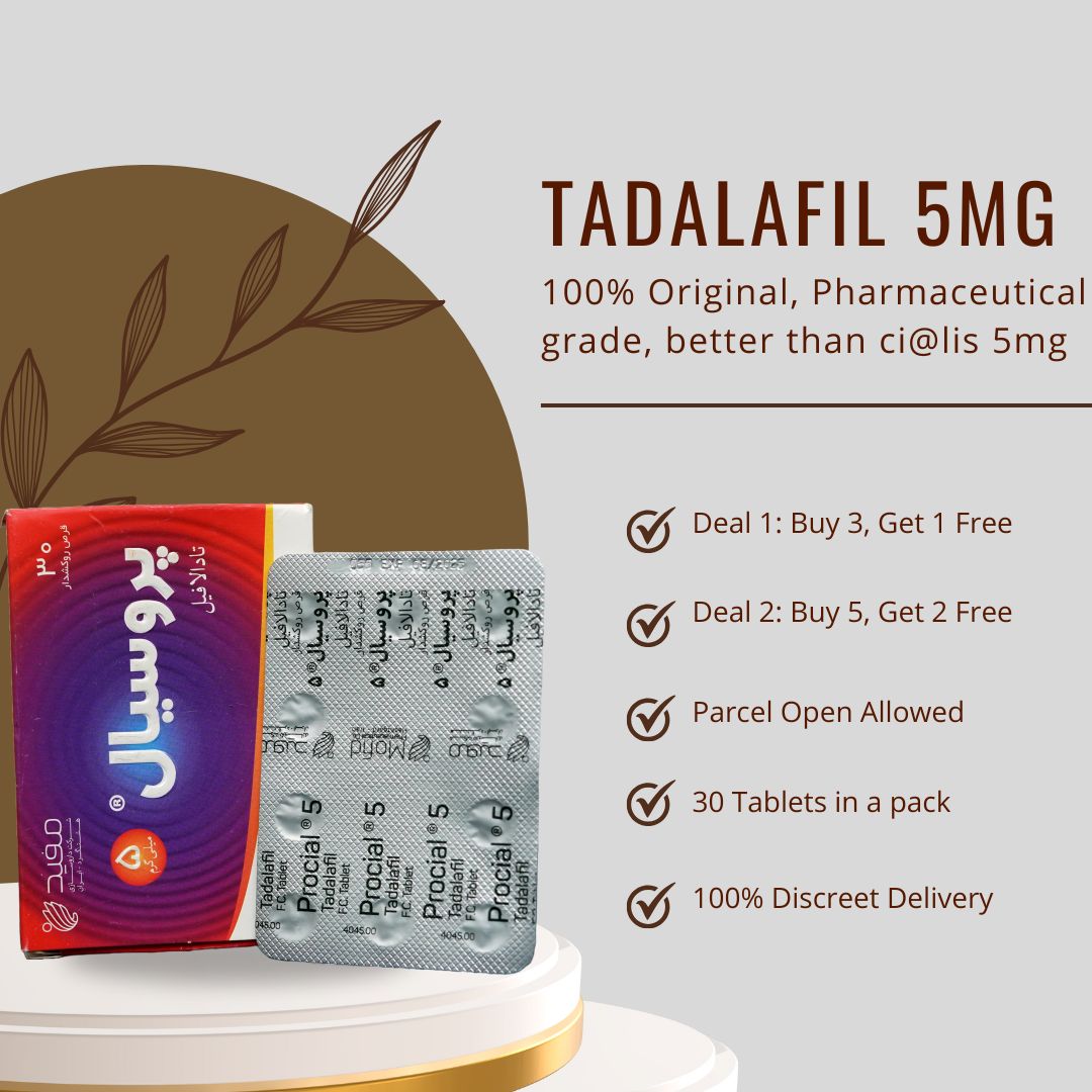 Irani Procial 5mg - 30 Tablets Packing (C-5 Alternative).