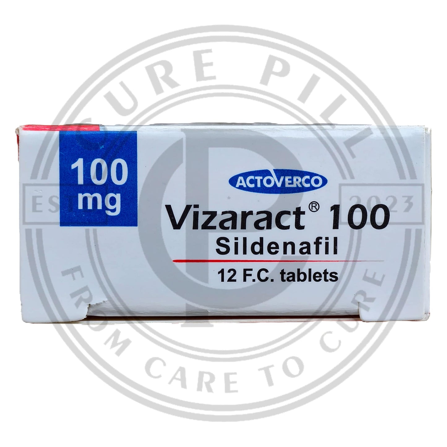 Vizaract 100mg (Silden@fil 100) Iranian Imported Tablets by Actoverco | 12 Tablets Pack Vi@gr@ 100mg Alternative