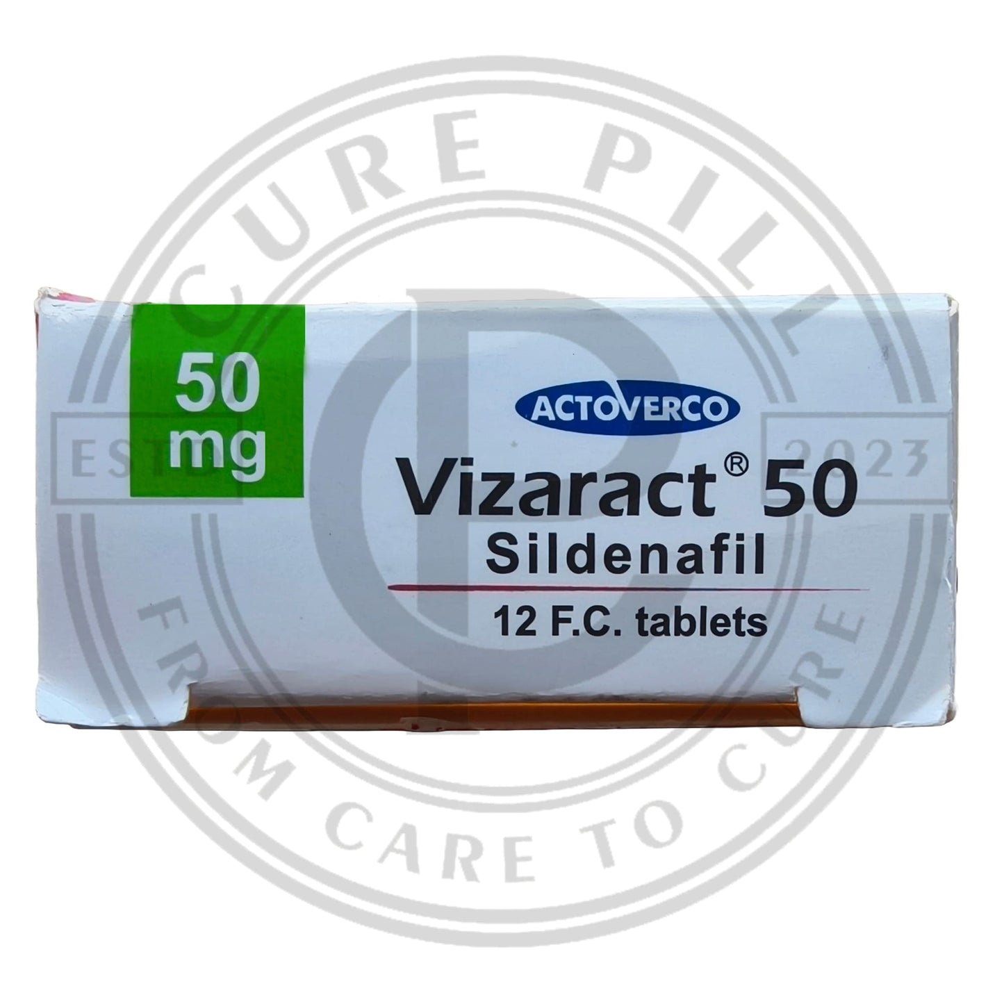 Vizaract 50mg (Silden@fil 50) Iranian Imported Tablets by Actoverco | 12 Tablets Pack Vi@gr@ Alternative