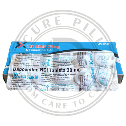 Xtra L0ng 30mg D@p0xe-tine HCL Tablets - 10 Tablets in a Pack.