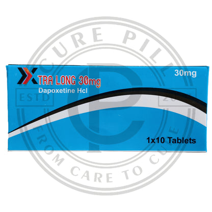Xtra L0ng 30mg D@p0xe-tine HCL Tablets - 10 Tablets in a Pack.