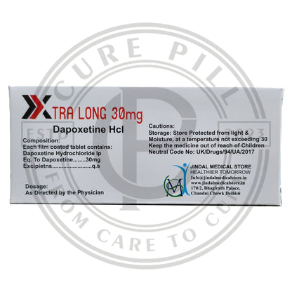 Xtra L0ng 30mg D@p0xe-tine HCL Tablets - 10 Tablets in a Pack.